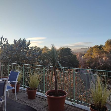 La Terrasse De L'Imbut - Climatisation & Piscine Apartment Greoux-les-Bains Luaran gambar